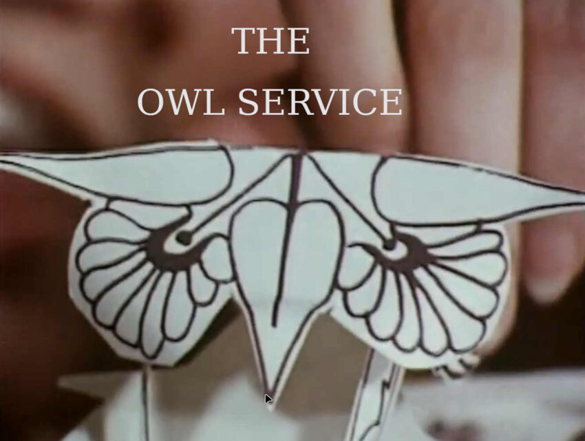 A paper owl from the British TV series The Owl Service.